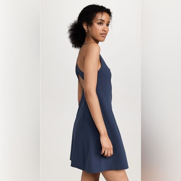 NEW Outdoor Voices Cross Back Exercise Dress in Navy Blue Size XL - Picture 5 of 16